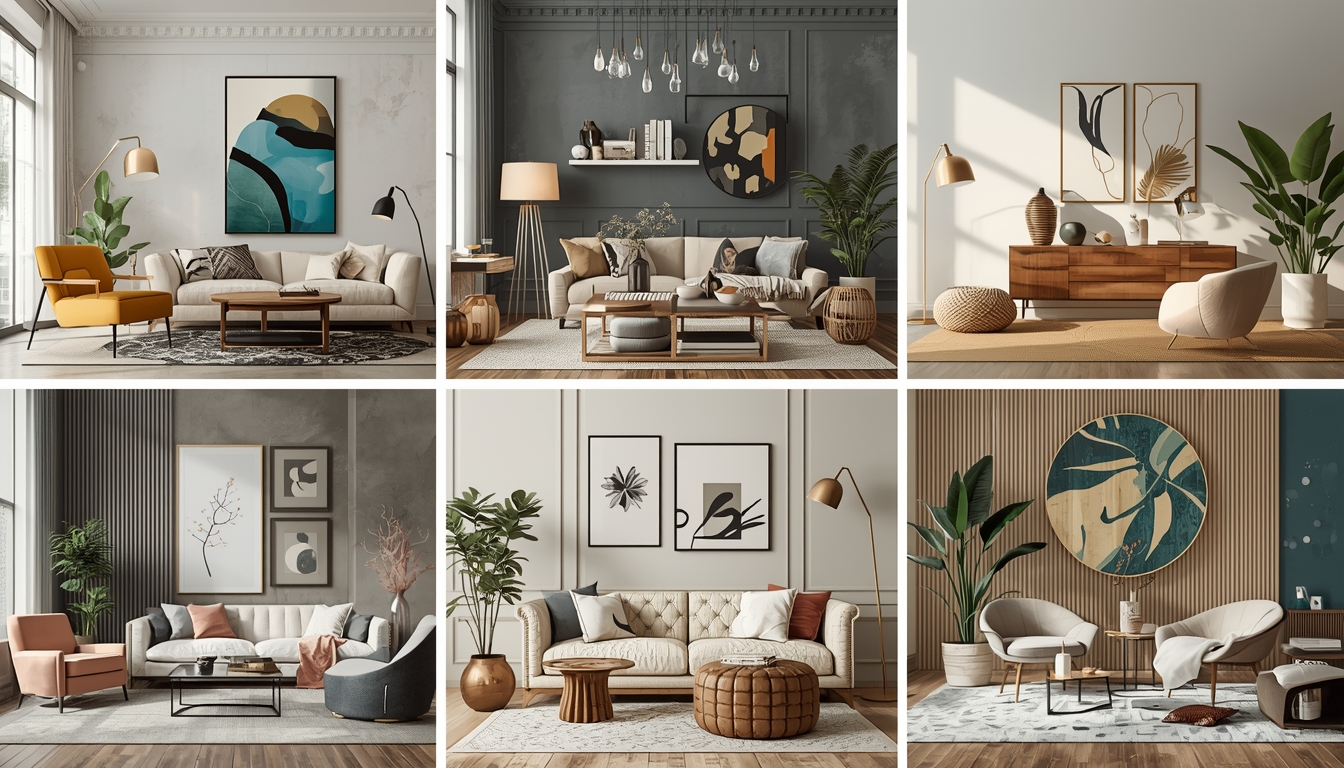 Diferentes estilos decorativos