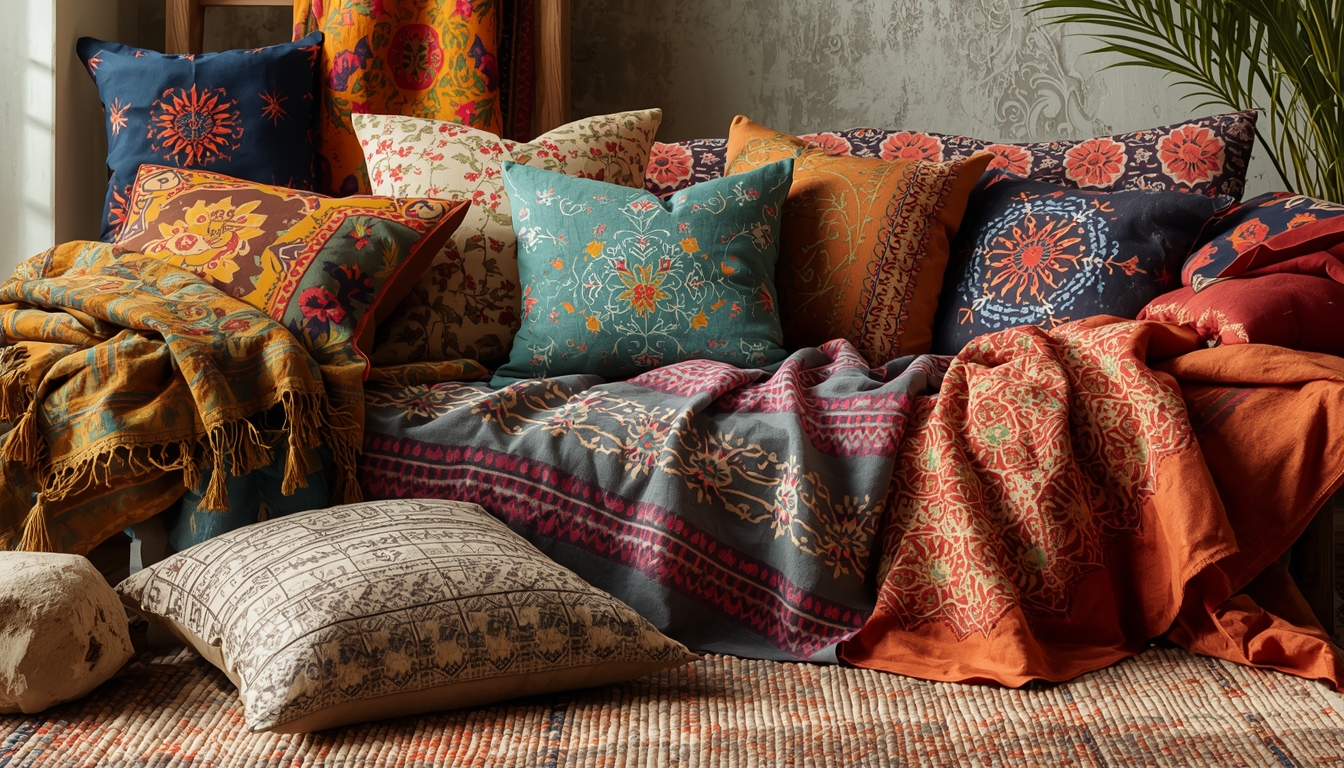 Decoración textil para el hogar